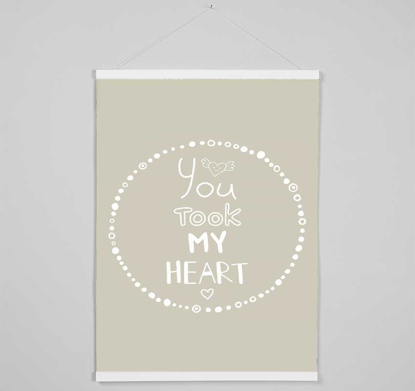 You Took My Heart Hanging Poster - Wallart-Direct UK
