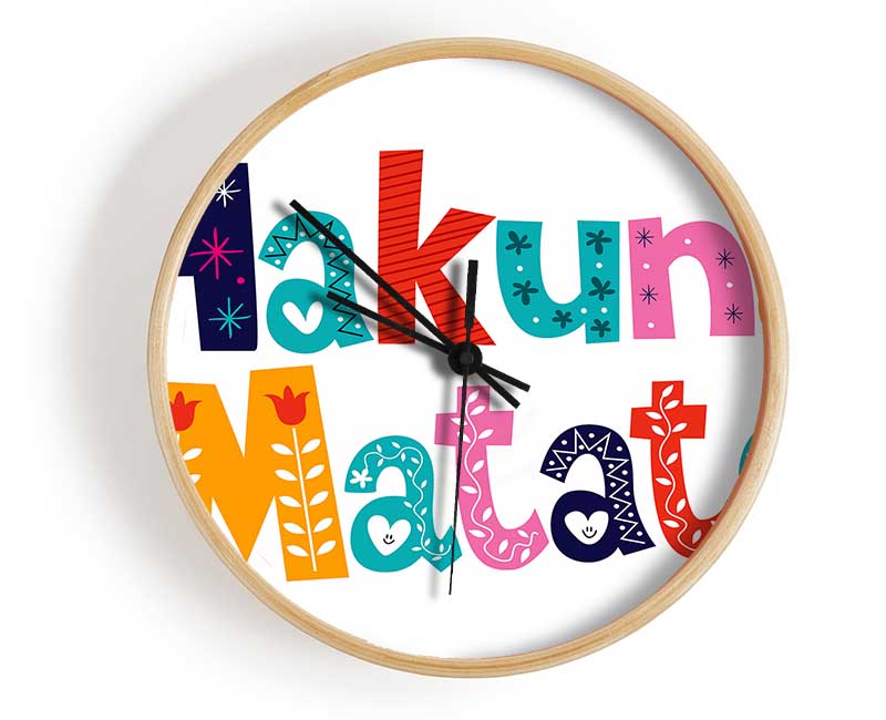 Hakuna Matata Clock - Wallart-Direct UK