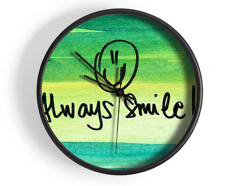 Always Smile Clock - Wallart-Direct UK