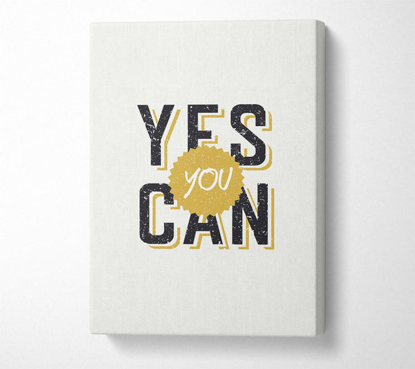 Picture of Yes You Can 2 Canvas Print Wall Art