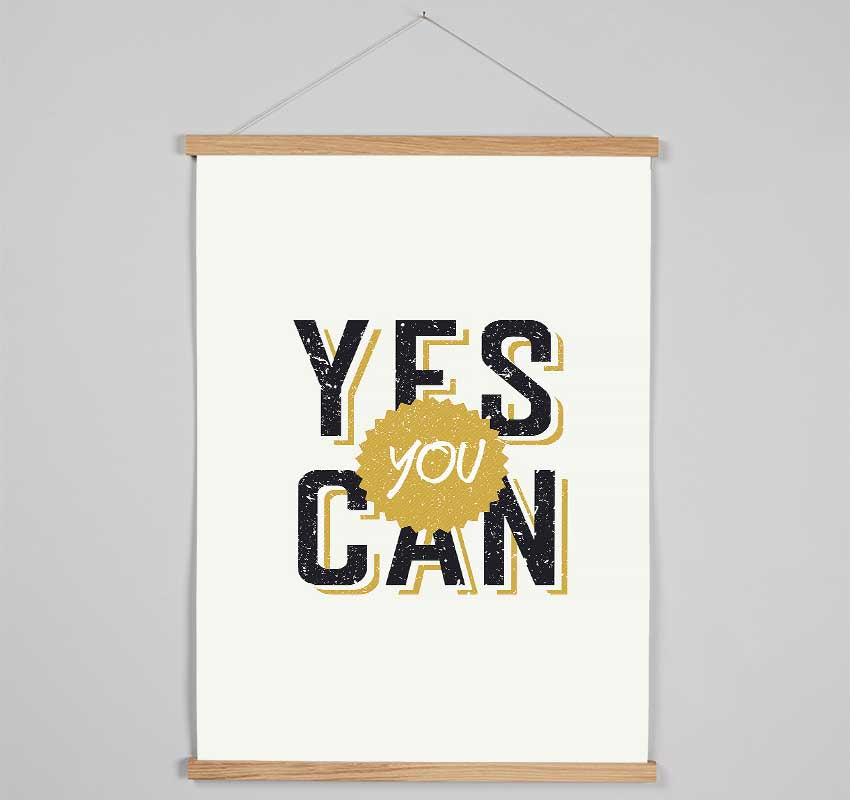 Yes You Can 2 Hanging Poster - Wallart-Direct UK