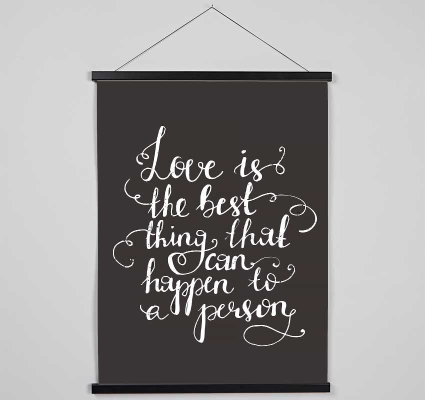 Love Is The Best Hanging Poster - Wallart-Direct UK