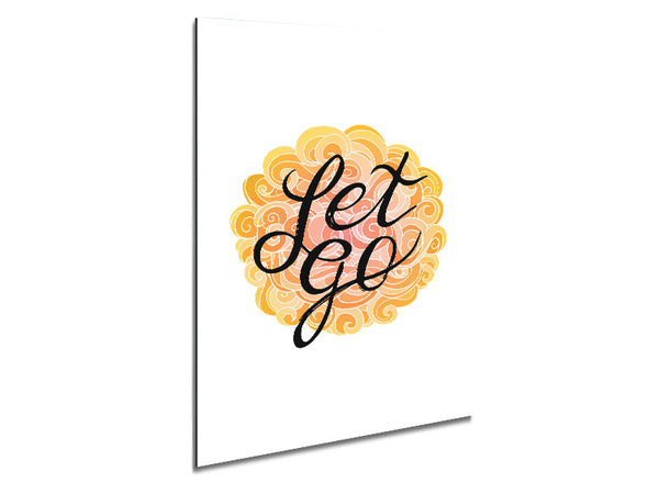 Let Go Metal Print