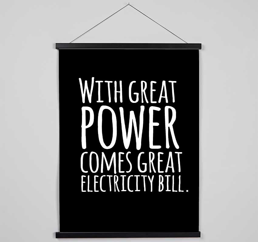 With Great Power Hanging Poster - Wallart-Direct UK