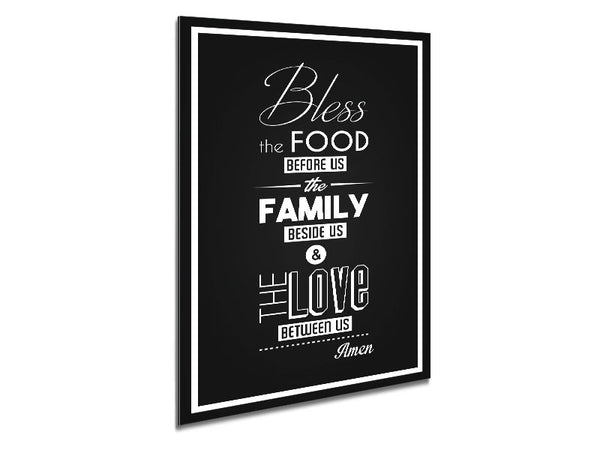 Bless The Food Before Us 1 Metal Print