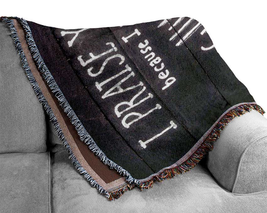 I Praise You Woven Blanket