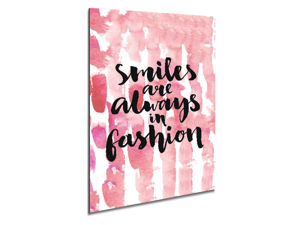 Smiles Are Always In Fashion 2 Metal Print