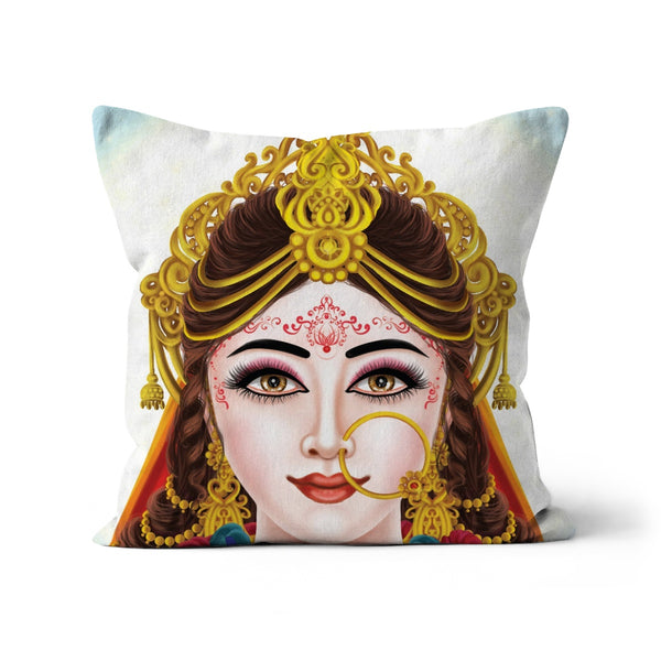 Kissen mit indischer Kunst und ethnischem Motiv