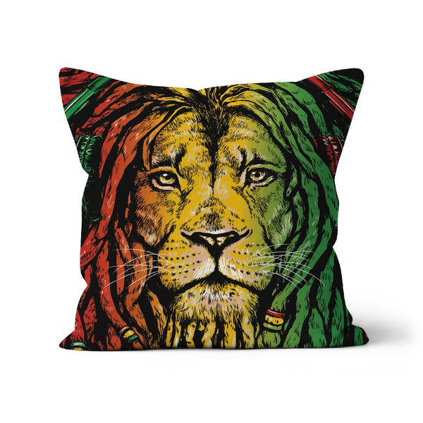 Rasta Lion Dreads Modern Cushion