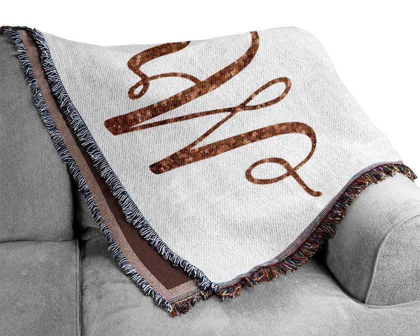 Mr and Mrs Woven Blanket