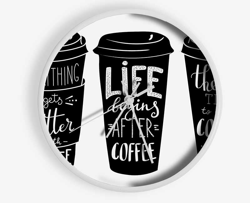 Coffee Love 1 Clock - Wallart-Direct UK