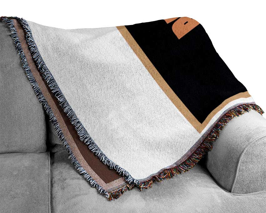 Pain Is Weakness Leaving The Body Woven Blanket