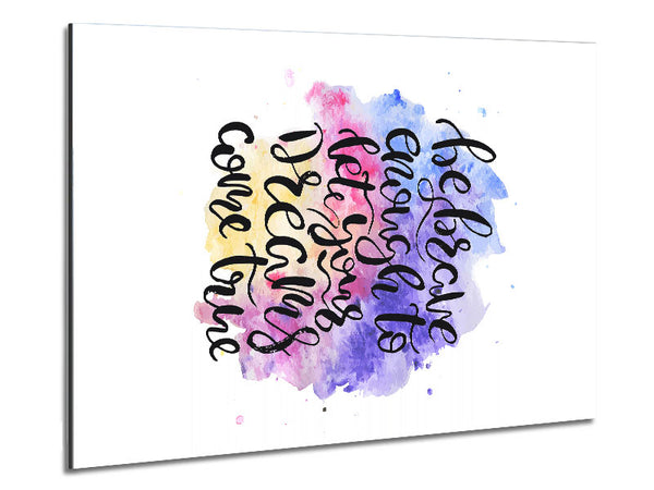 Be Brave Enough Metal Print