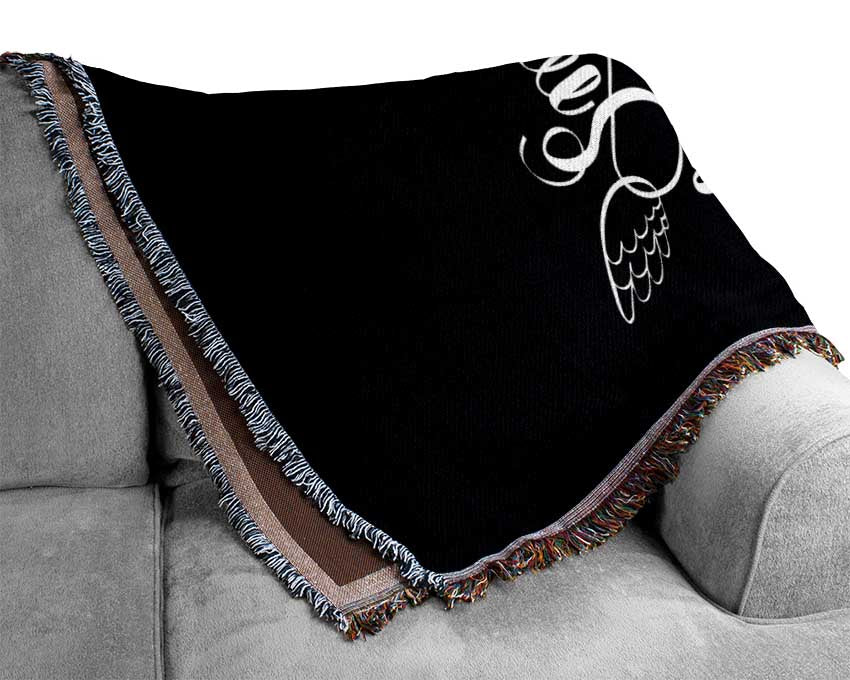 Smell The Sea And Smell The Sky Woven Blanket