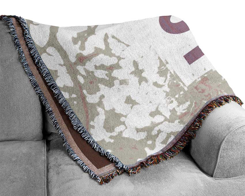 Love Is Waiting For You Woven Blanket