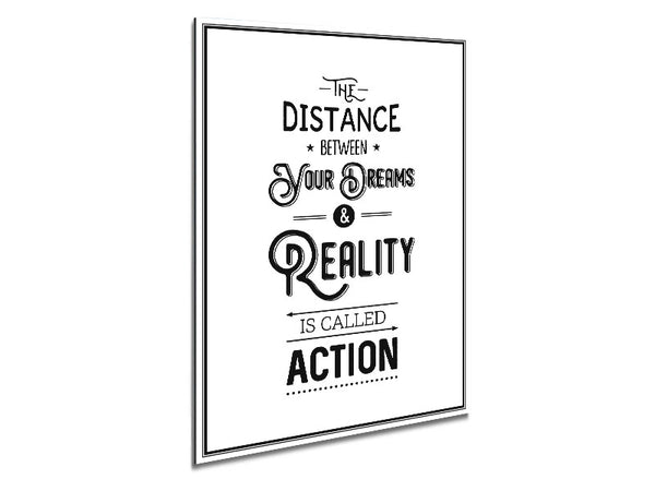 The Distance Between Your Dreams Metal Print