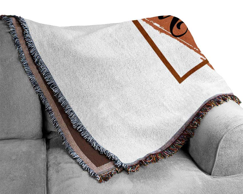 Never Give Up 3 Woven Blanket