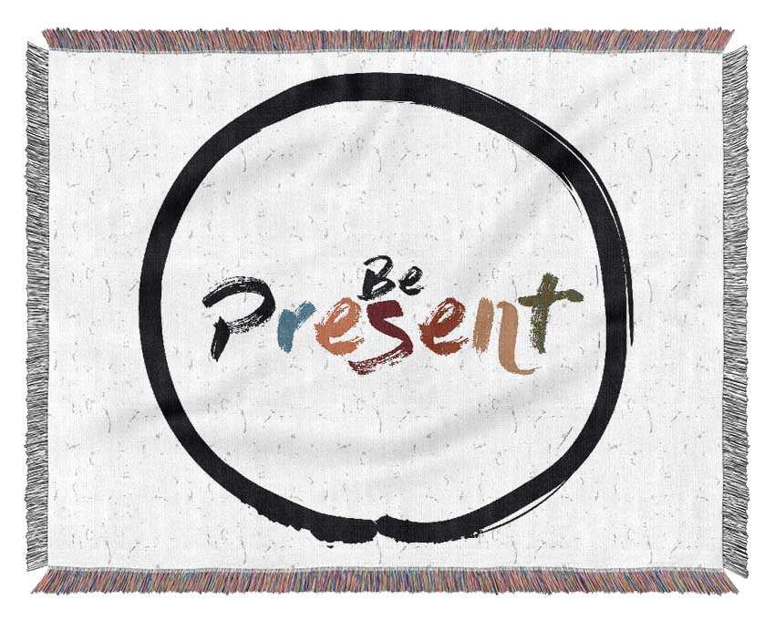 Be Present Woven Blanket