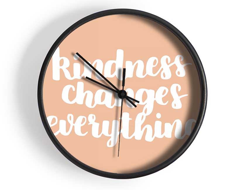 Kindness Changes Everything Clock - Wallart-Direct UK