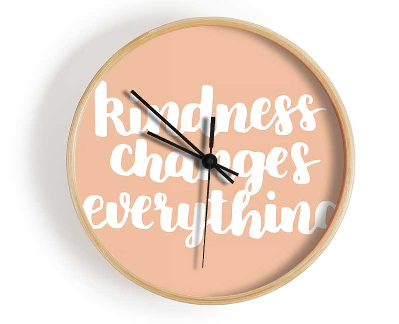 Kindness Changes Everything Clock - Wallart-Direct UK