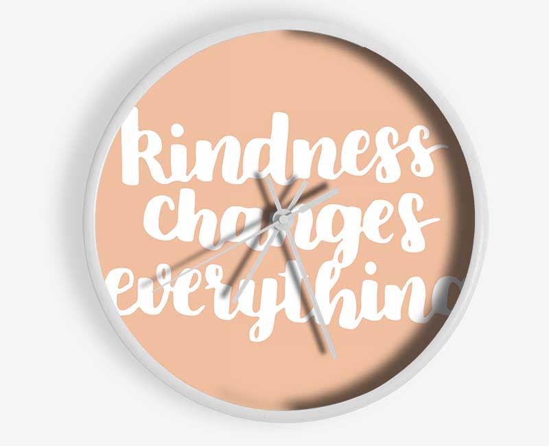 Kindness Changes Everything Clock - Wallart-Direct UK