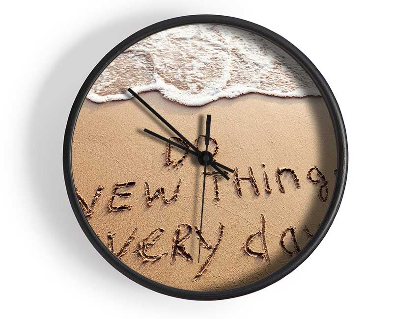 Do New Things Every Day Clock - Wallart-Direct UK
