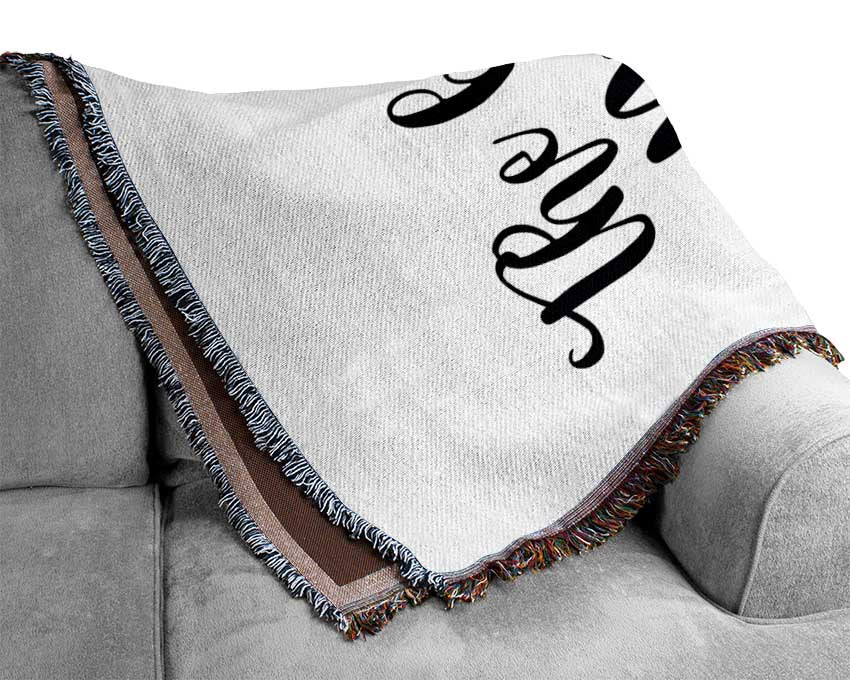 The Best Dream Woven Blanket