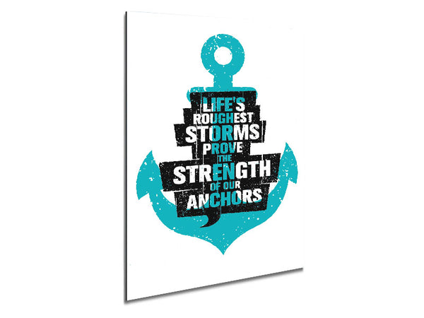 Life's Roughest Storms Metal Print
