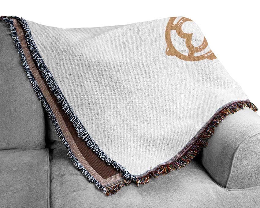 Open Your Heart Woven Blanket