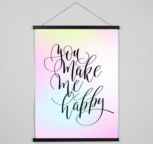 You Make Me Happy 2 Hanging Poster - Wallart-Direct UK