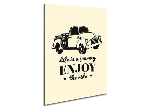 Life Is A Journey 3 Metal Print