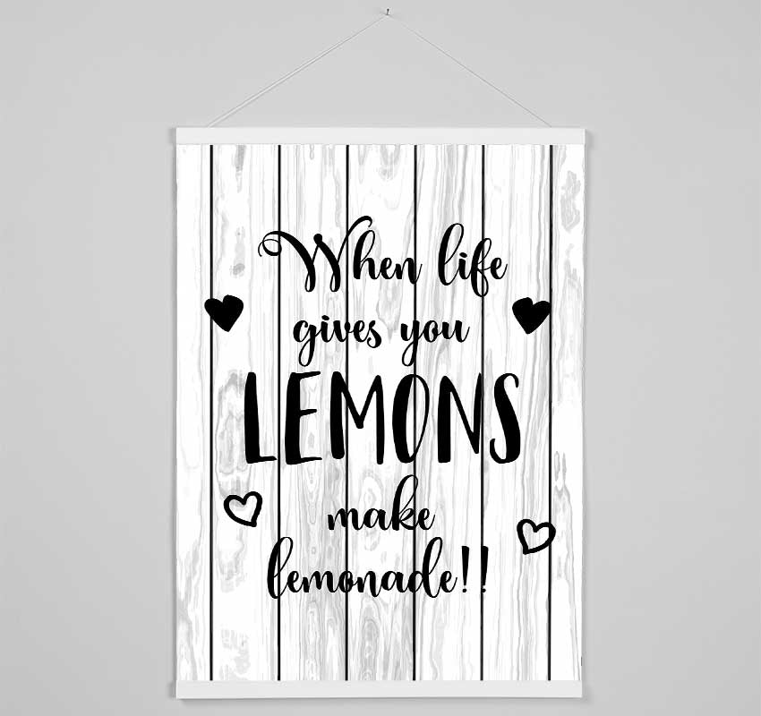 When Life Gives You Lemons 2 Hanging Poster - Wallart-Direct UK