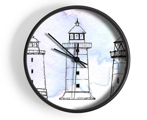 The Structure Of The Lighthouses Clock - Wallart-Direct UK