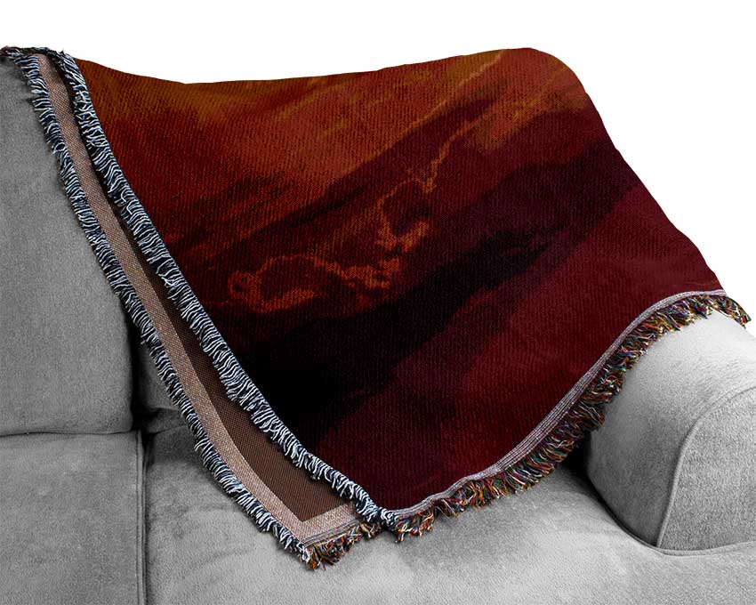 Sun In The Clouds Woven Blanket