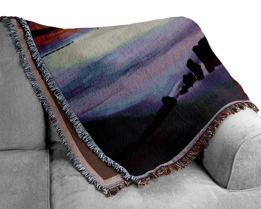 Tranquil Ocean Woven Blanket
