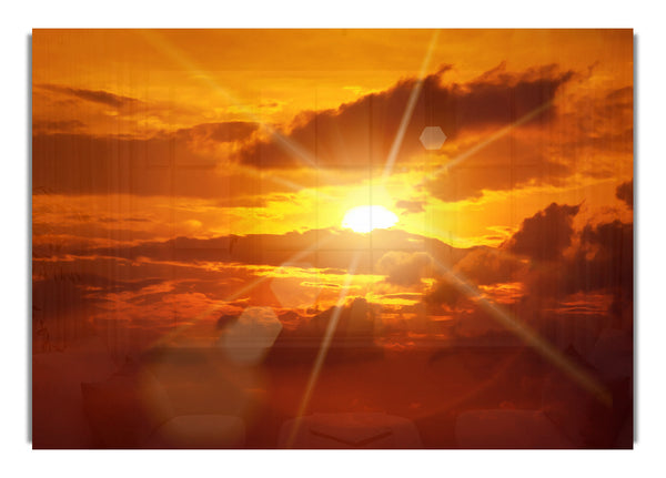 Sonne Flamme Wolken