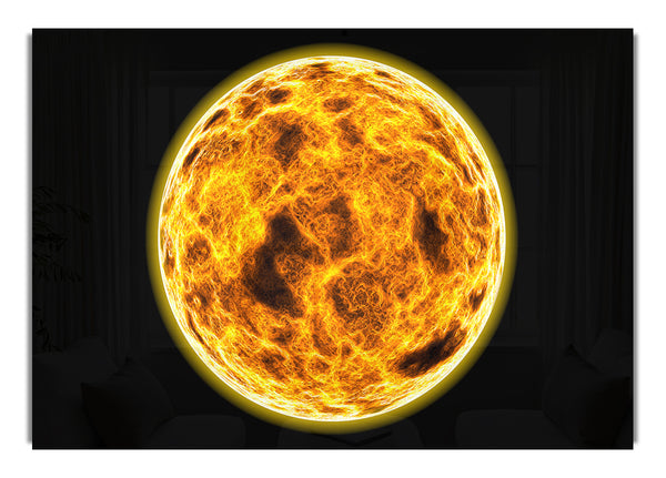 Der Kern der glühenden Sonne