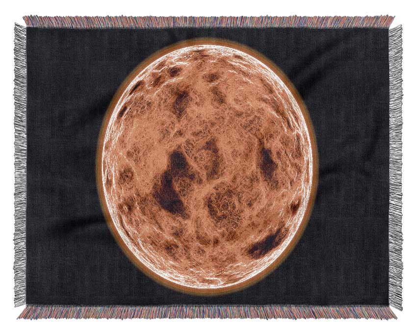 The Core Of The Blazing Sun Woven Blanket