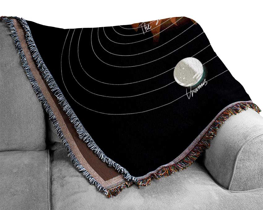 The Solar System 1 Woven Blanket