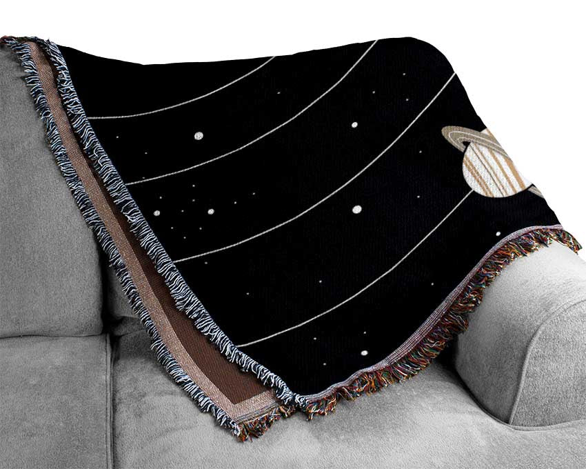 The Solar System 2 Woven Blanket