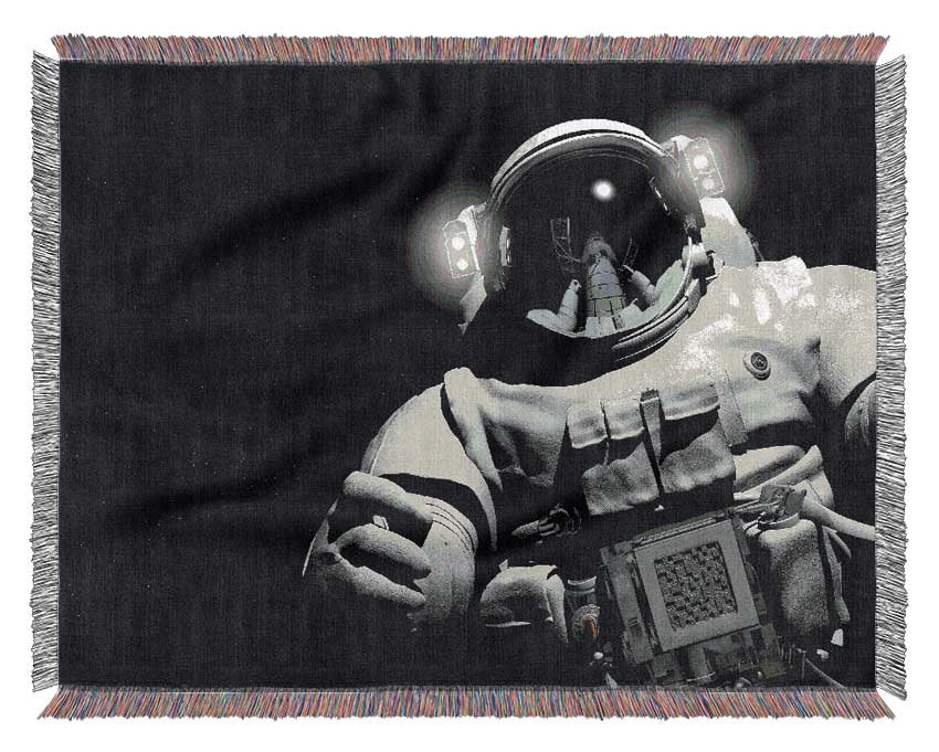 Spaceman Woven Blanket