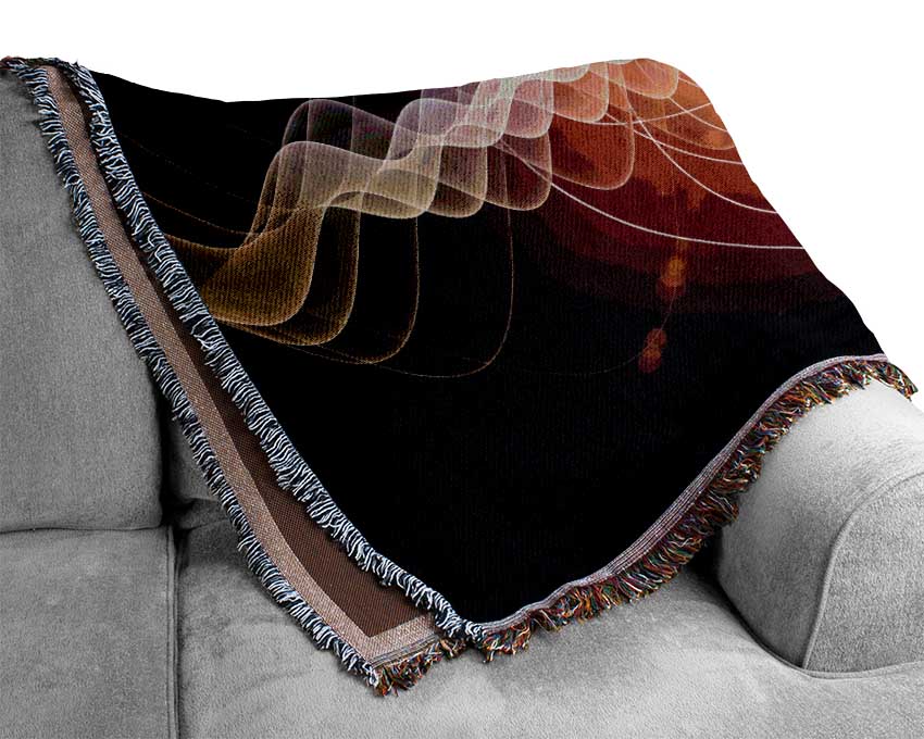 Vibration Of The Universe Woven Blanket