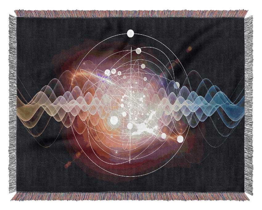 Vibration Of The Universe Woven Blanket