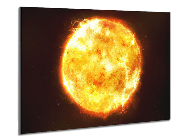 Fire Sun 1 Metal Print