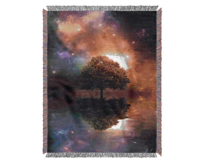 Universal Tree Of Life Woven Blanket