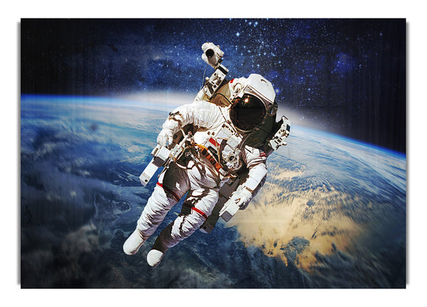 Astronaut über der Erde