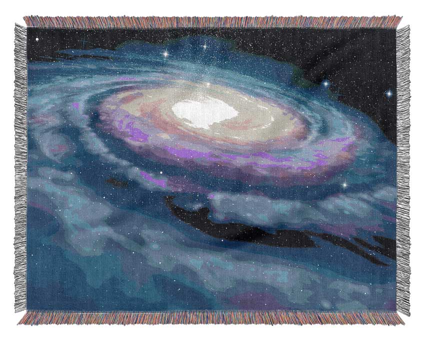 Swirl Of The Galaxies Woven Blanket