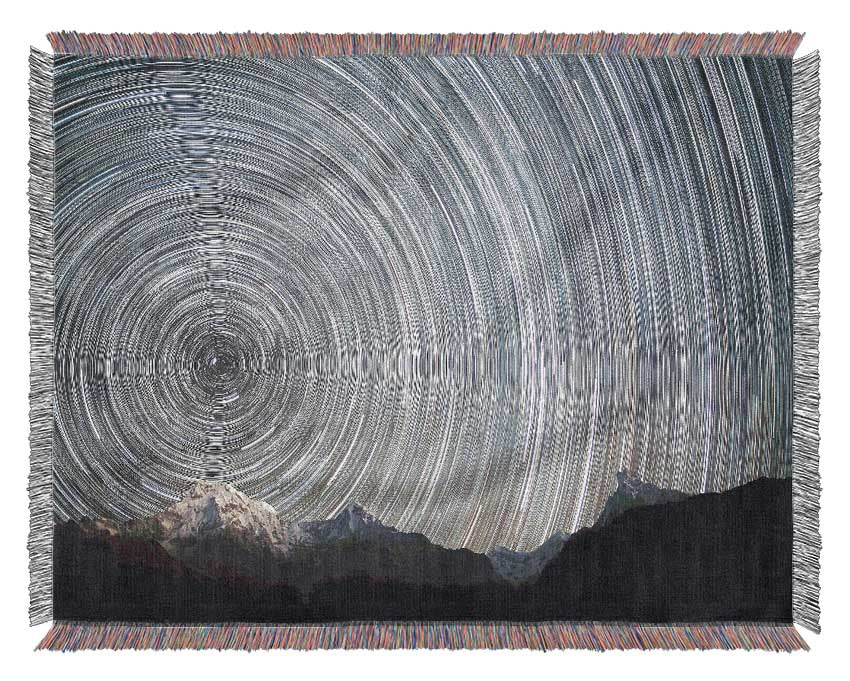 Stars At The Speed Of Light Woven Blanket