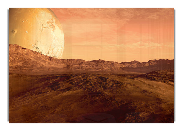 Der Mond auf dem Mars