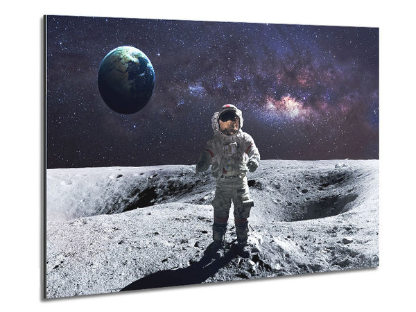 Man On The Moon Metal Print